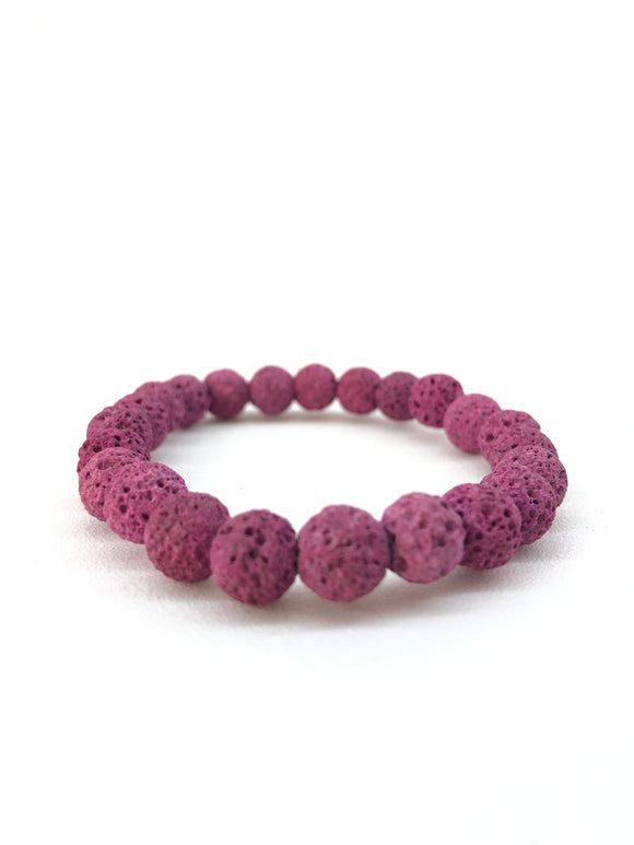 Pulsera de lava volcánica