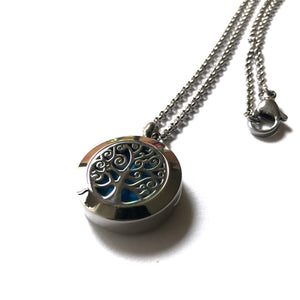 Aromajoyeria Metal (Difusor collar) Modelo "Árbol de la vida"