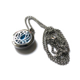 Aromajoyeria Metal (Difusor collar) Modelo "Flor de loto"