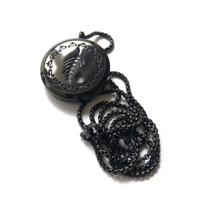 Aromajoyeria Metal (Difusor collar) Modelo "Pluma"